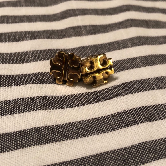 Tory Burch Jewelry - Gold Tory Burch Logo Earrings Tory Burch Jewelry - Gold Tory Burch Logo Earrings